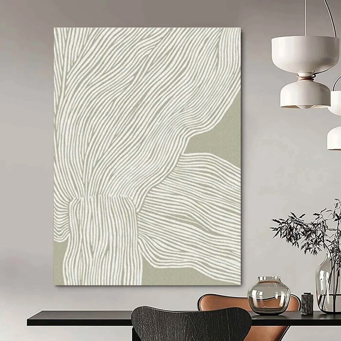 Oversized Custom Abstract Wall Art for Bedroom & Hallway DLZ1126