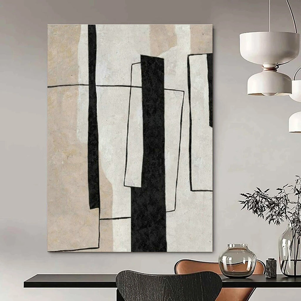Massive, Tailored Handmade Abstract Painting for Dining Room & Entryway DLZ2040