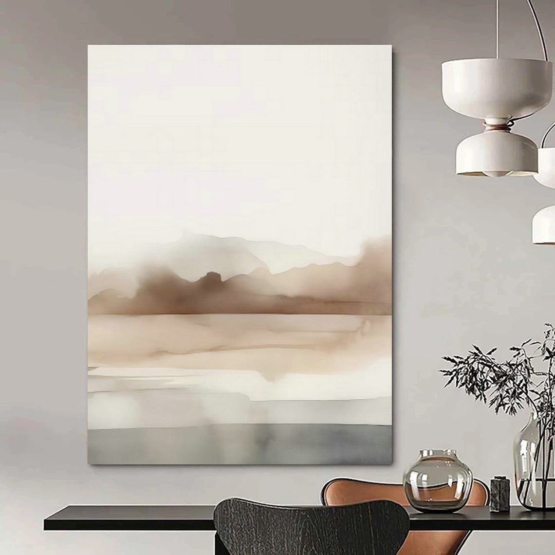 Immense Custom Abstract Paintings for Living Room Cathedral Ceilings & Cottage Dining Porches DLZ0724