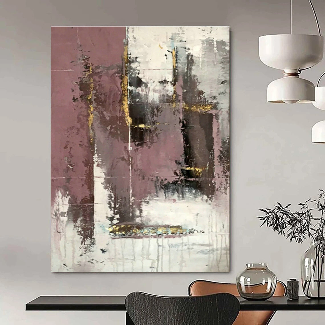 Massive Custom Abstract Canvases for Office & Cottage Living Room DLZ0556