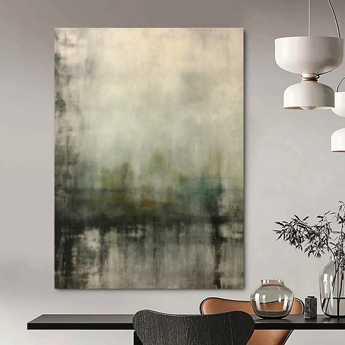 Custom Abstract Paintings for Cottage Office Breakout Areas & Bedroom Terraces DLZ0841