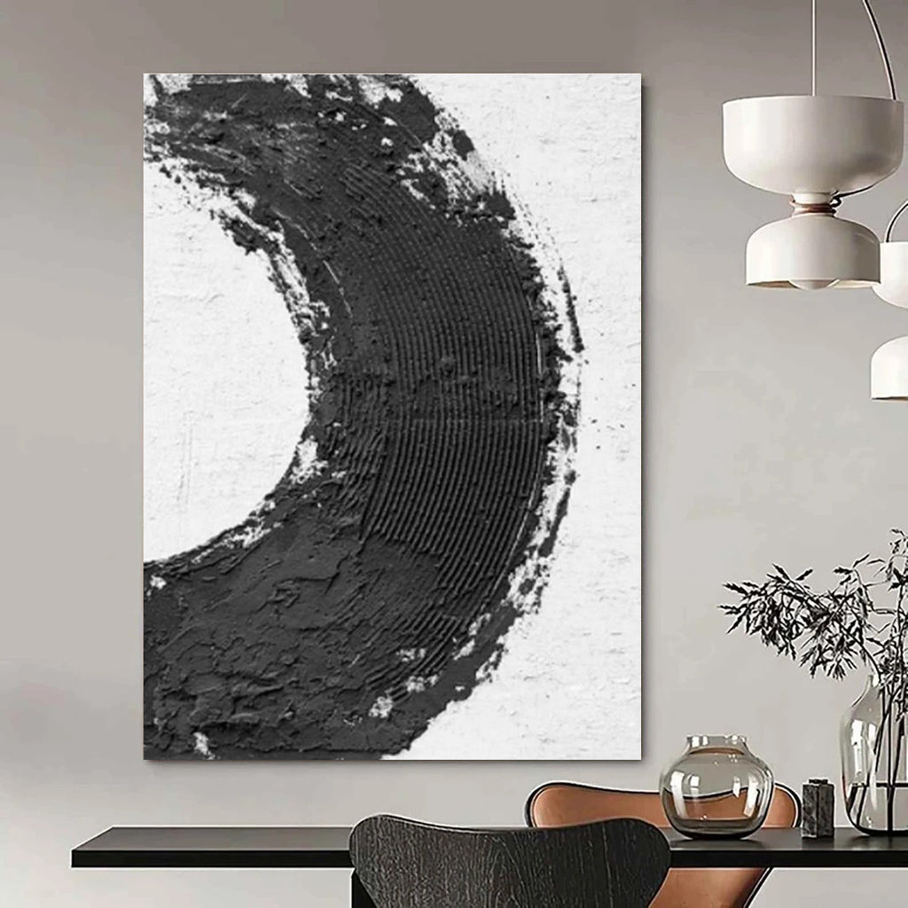 Custom Abstract Wall Decor for Dining Room Buffet & Entryway Console DLZ2375