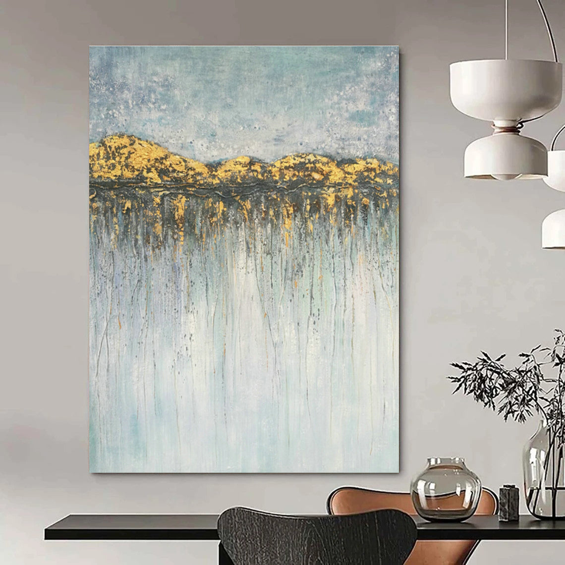 Abstract Hand - Painted Canvases for Office and Cottage Living Room DLZ0773