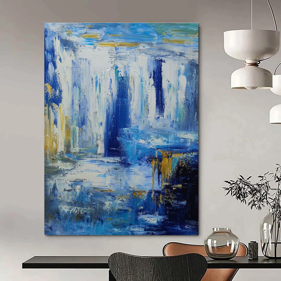 Handmade Oversized Abstract Centerpiece for Bedroom & Entryway DLZ1339