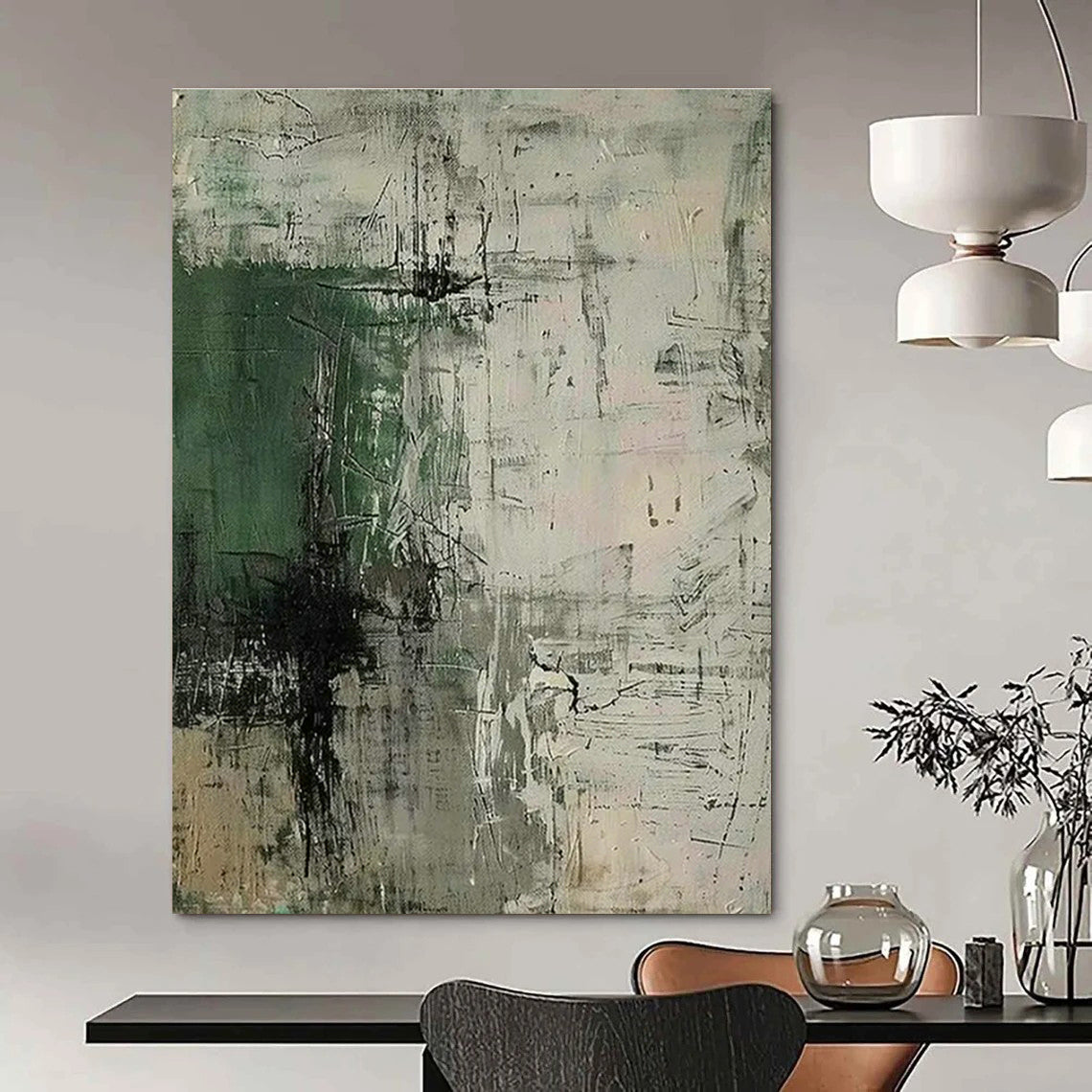 Hand-Crafted Abstract Wall Decor for Cottage Living Room Magazine Rack Wall & Office File Cabinet Wall DLZ1746