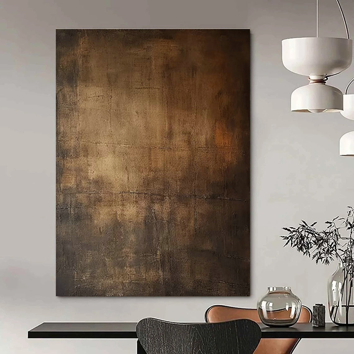 Grandiose Large-Scale Custom Hand-Painted Abstract Artwork - Luxurious Decor for Private Yachts  DLZ0179