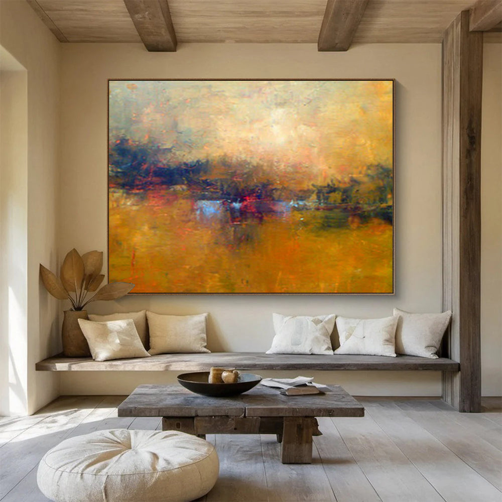Custom Giant Abstract Hand Painting for Mental Health Counseling Center DLZ2783