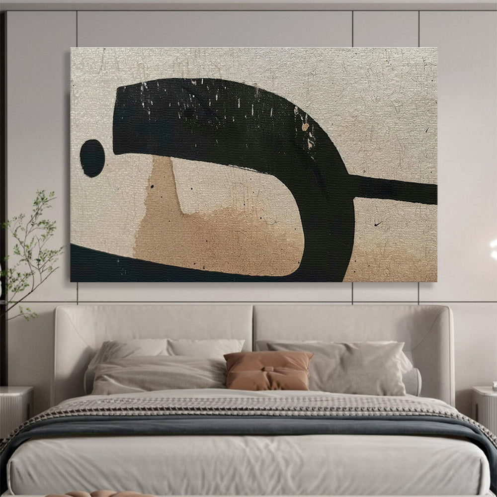 Custom Giant Abstract Hand Painting for Antarctic Fossil Dig Site Mess Hall DLZ2971