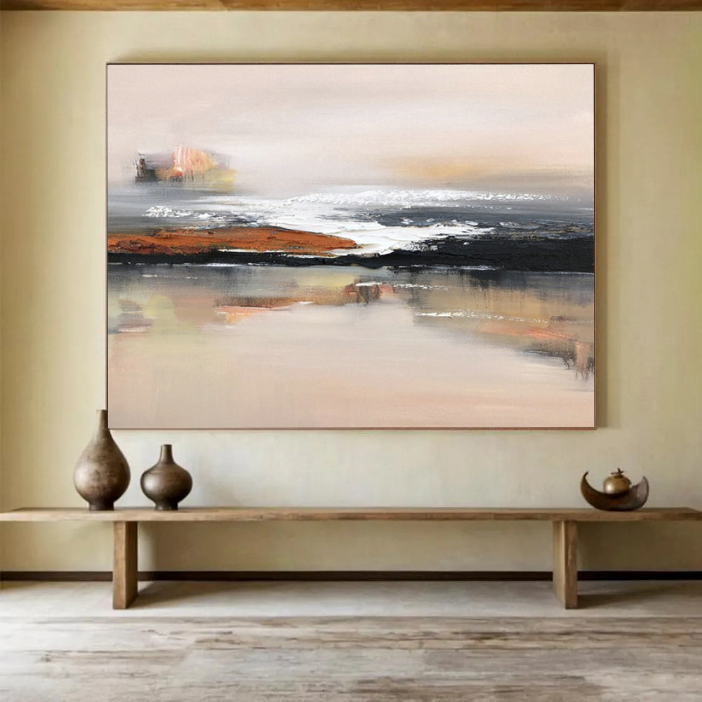 Huge Custom Handmade Abstract Painting for Community Art Galleries DLZ3298