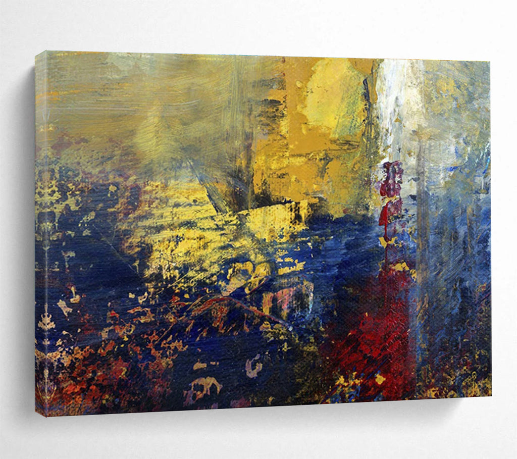 Tailored High-Altitude Wind Energy Farm Giant Abstract Hand Painting DLZ2577