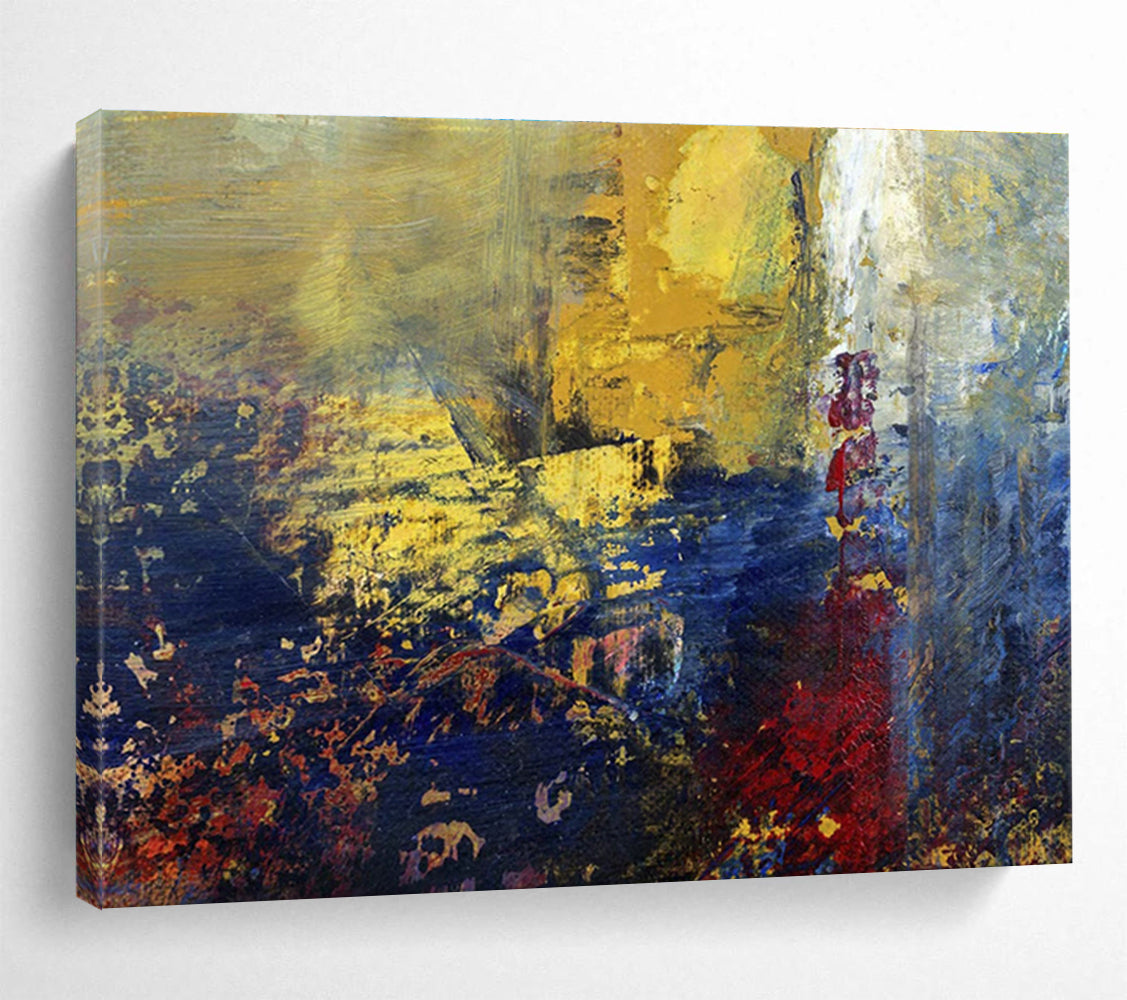 Tailored High-Altitude Wind Energy Farm Giant Abstract Hand Painting DLZ2577