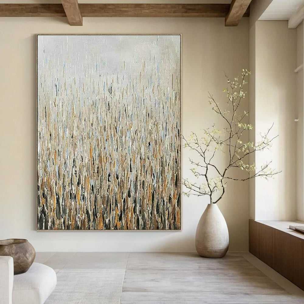 Massive Custom Hand-Painted Abstract Canvas - Creative Buzz for Advertising Photography Studios  DLZ0307