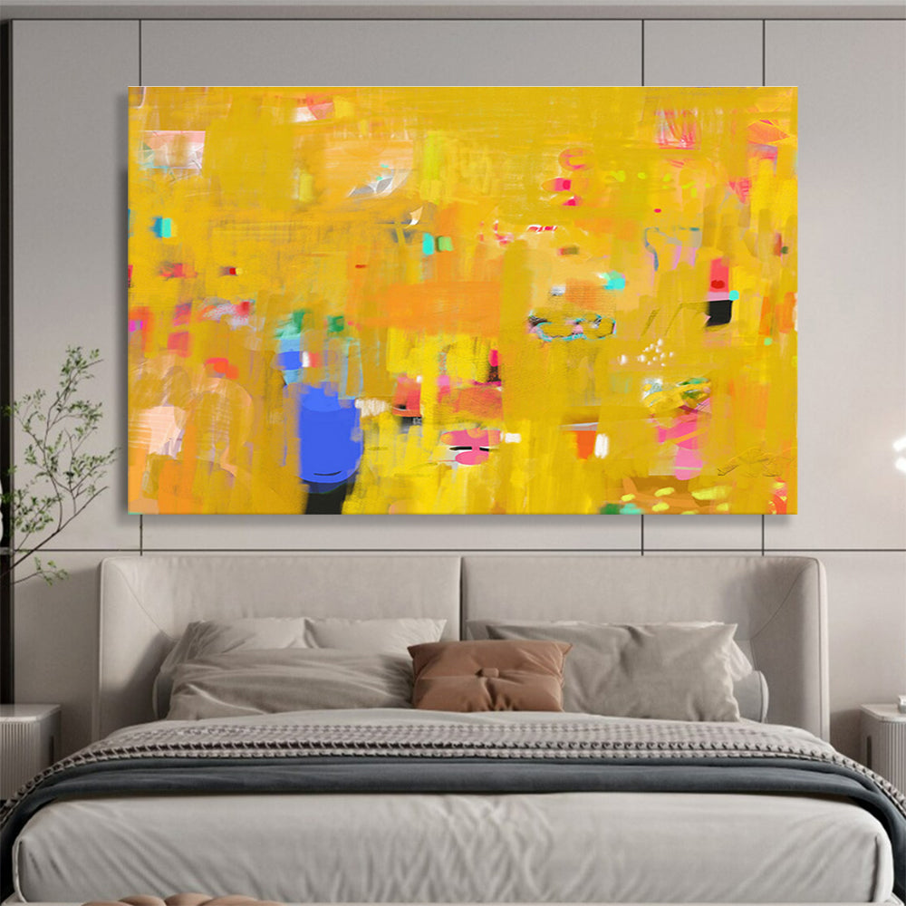 Kinetic Mobile Custom Hand-Painted Abstract Art for Atriums and Large Open Spaces