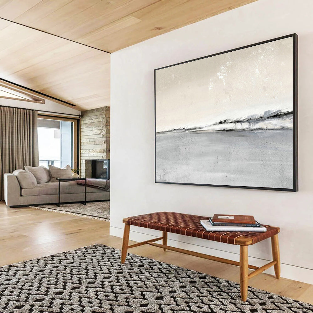 Tailored High-Altitude Wind Energy Storage Facility Giant Abstract Hand Painting DLZ2629