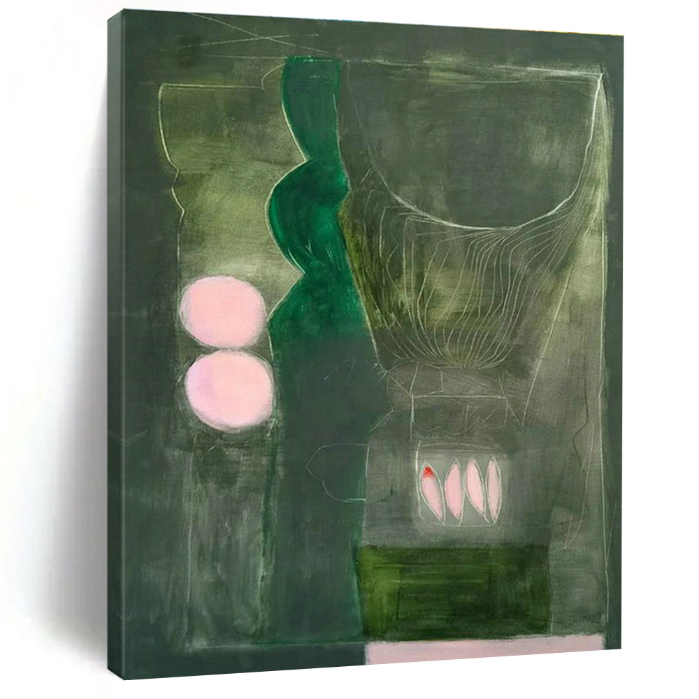 Large-Scale Custom Hand-Painted Abstract Painting - Stylish Art Decoration for Clubs  DLZ0136