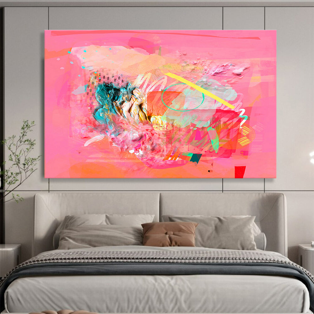 Interactive Magnetic Custom Hand-Painted Abstract Art for Offices and Collaborative Spaces