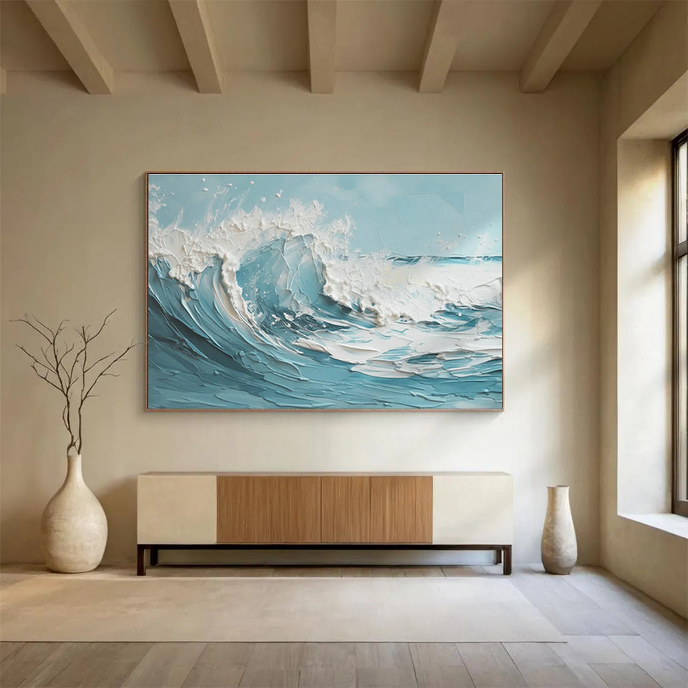 Morandi Tones Gradient Custom Triptych Hand-Painted Abstract Artwork for Bedroom Ambiance