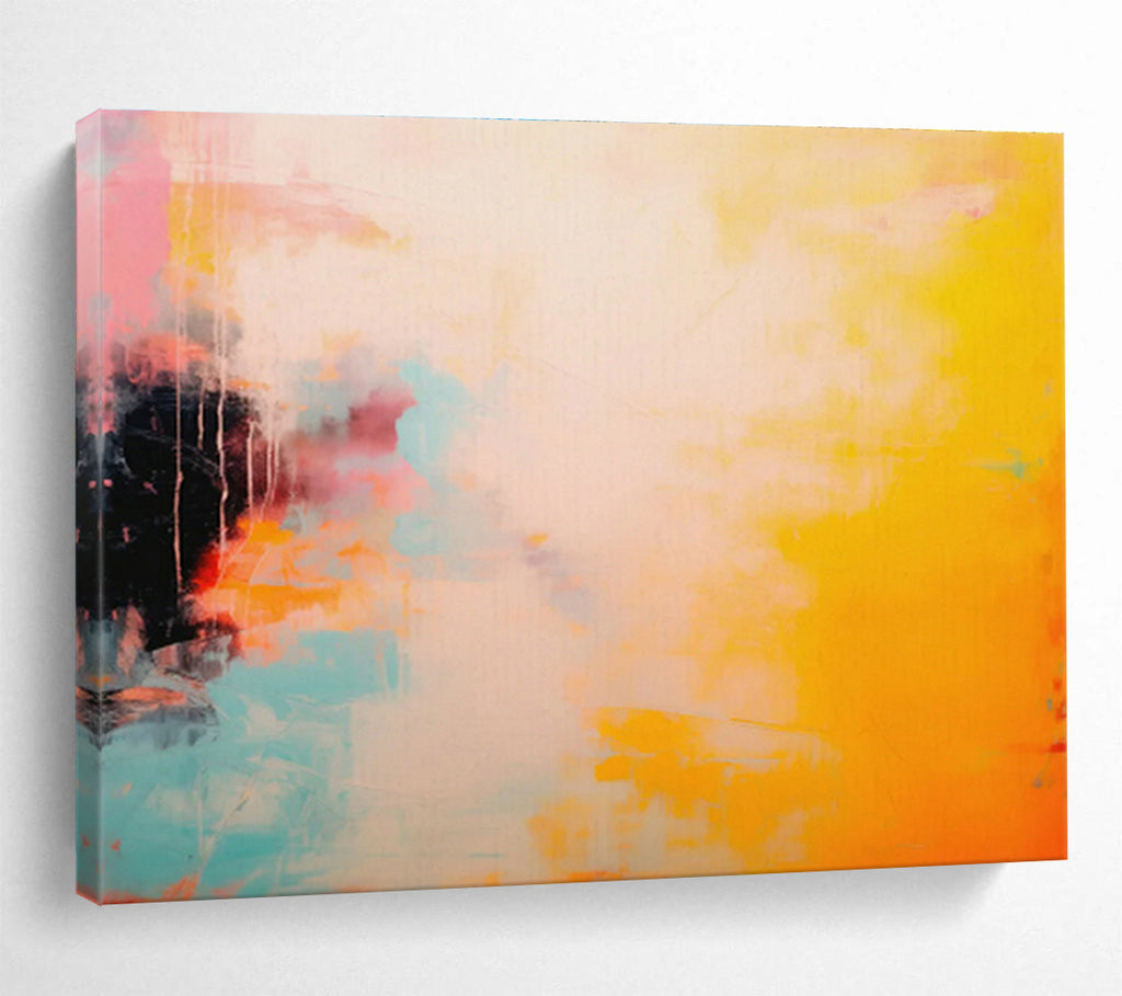 Customized Large-Scale Abstract Hand Painting for Nanotechnology Laboratory DLZ2855