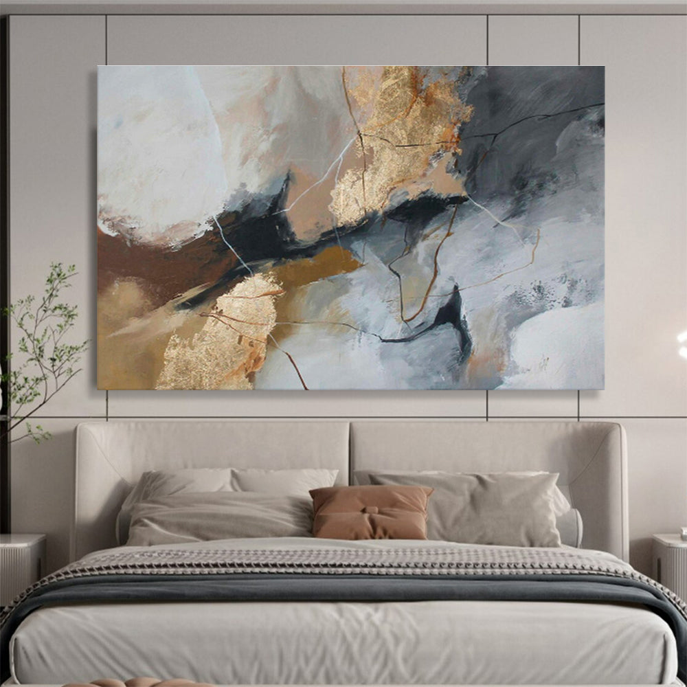 Custom-Made Aquaponics Farm Large Abstract Hand Painting DLZ2516