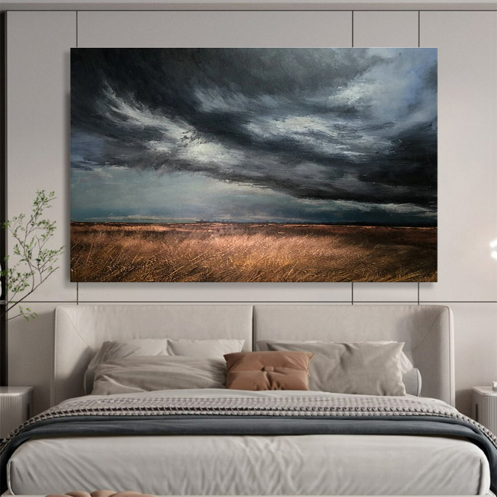 Large Custom Abstract Hand-Painted Art for Underwater Archaeological Artifact Conservation Material Development Lab DLZ3156