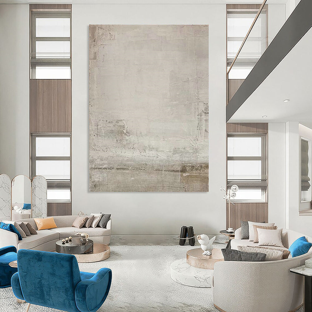 Vast Custom Hand-Painted Abstract Canvas - Relaxing Vibe for Pet Spas  DLZ0203