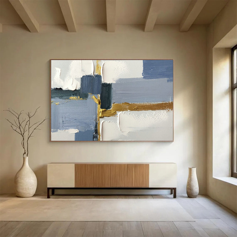 Custom Giant Abstract Hand Painting for Kitchen DLZ2695