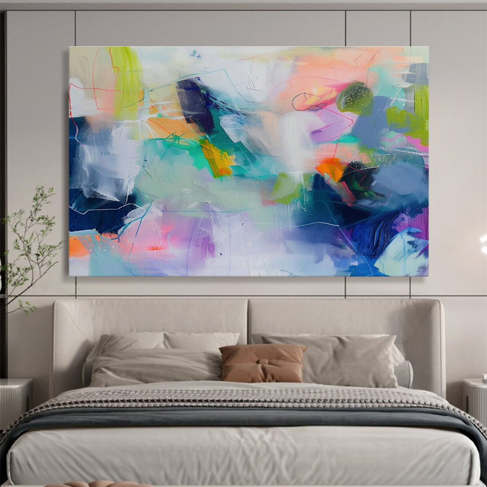 Customized Large-Scale Abstract Hand Painting for Digital Marketing Agency Creative Studio DLZ2881