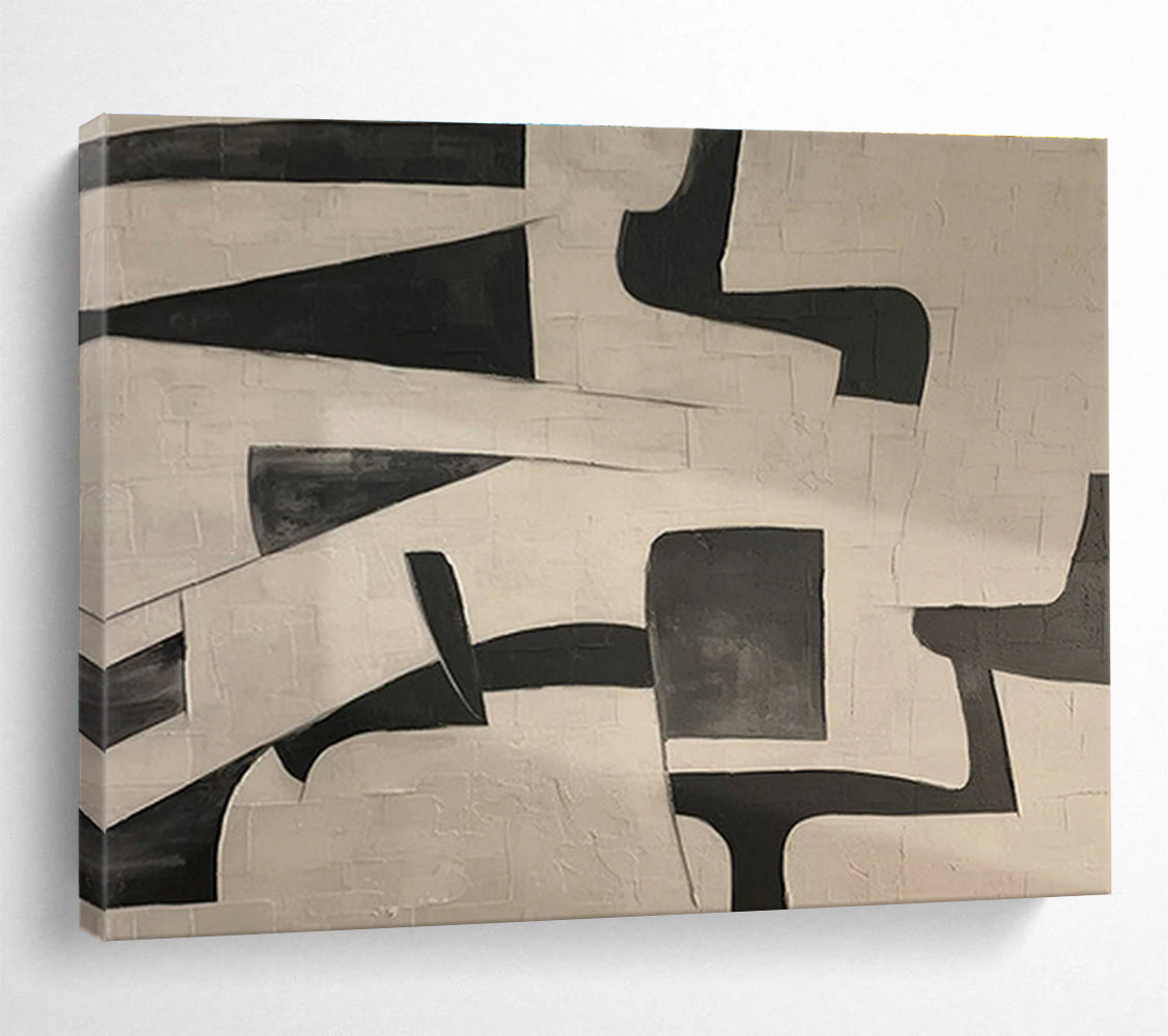 Custom-Made Home Theater Giant Abstract Hand Painting