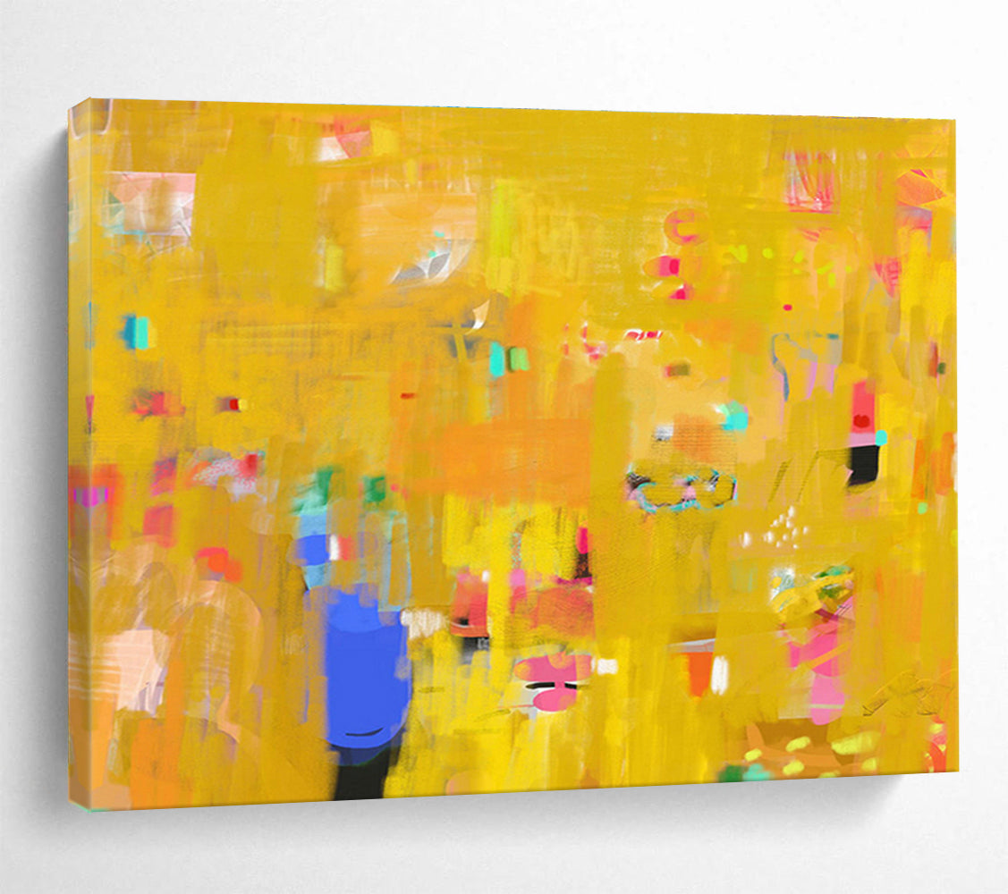 Kinetic Mobile Custom Hand-Painted Abstract Art for Atriums and Large Open Spaces