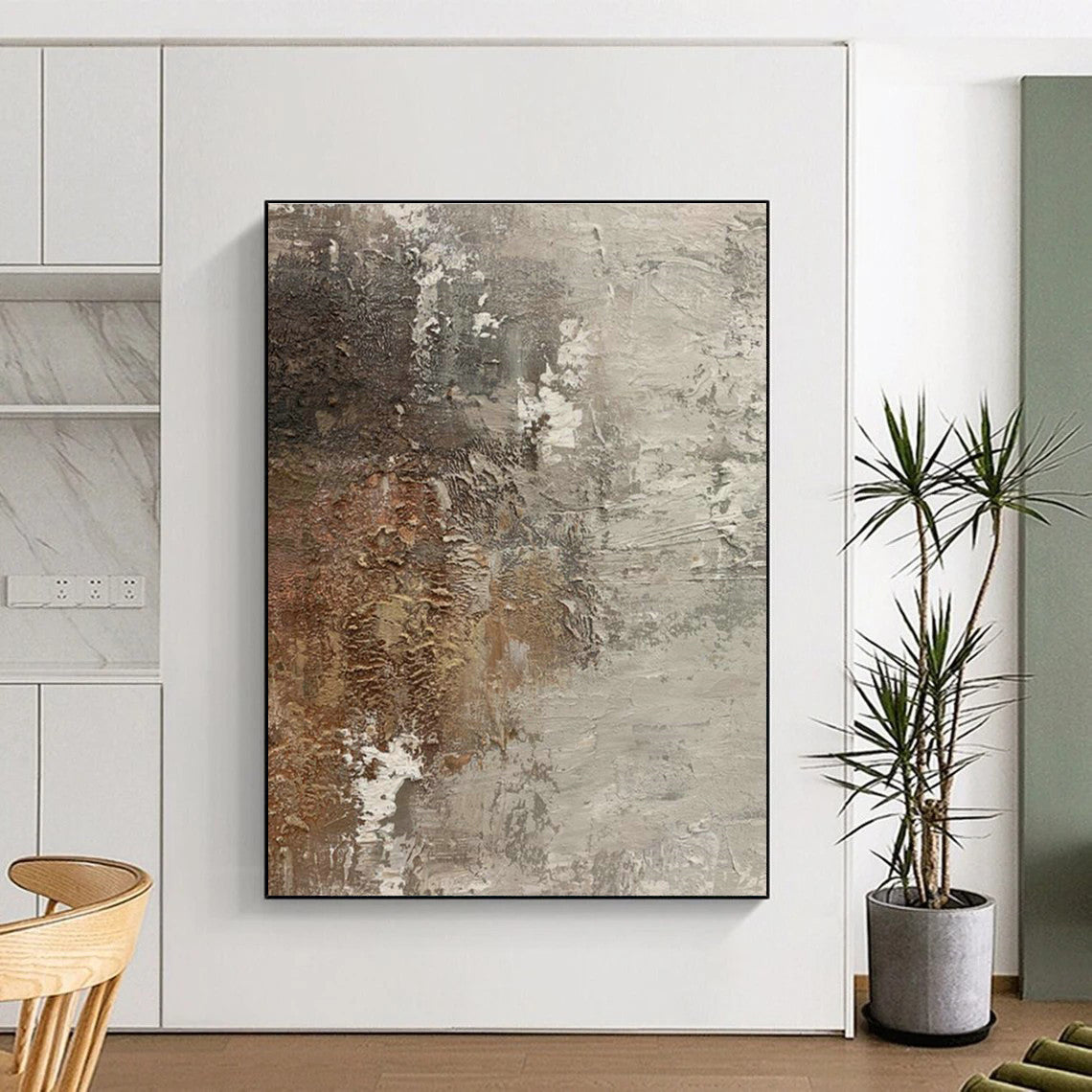 Extensive Large Custom Hand-Painted Abstract Painting - Inspiring Setting for Dance Competitions’ Venues  DLZ0198
