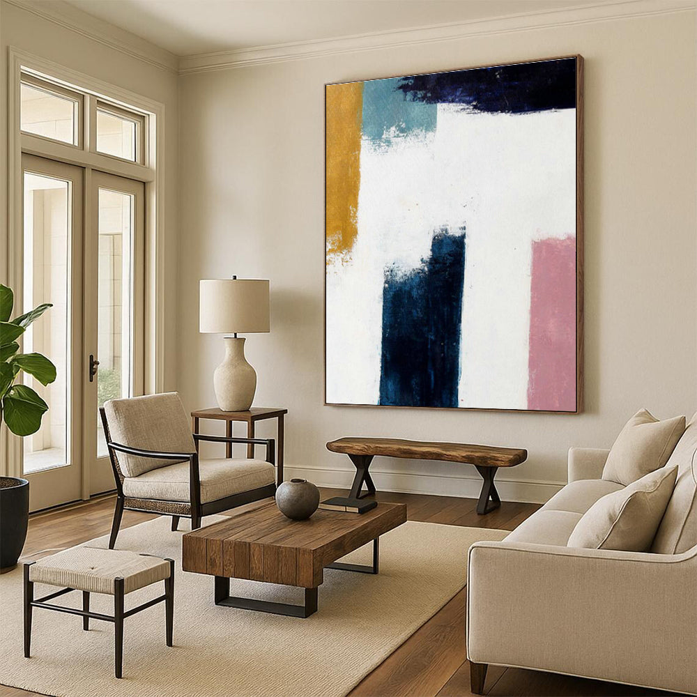 Gigantic Custom Handmade Abstract Wall Art for Feng Shui Practitioners' Studios  DLZ0037