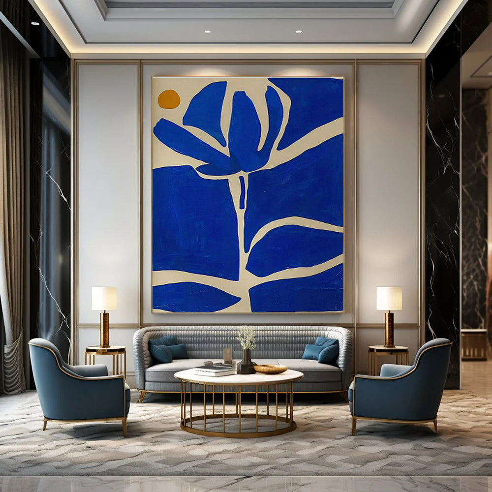 Massive Customizable Hand-Painted Abstract Canvas for Urban Food Forests  DLZ0111