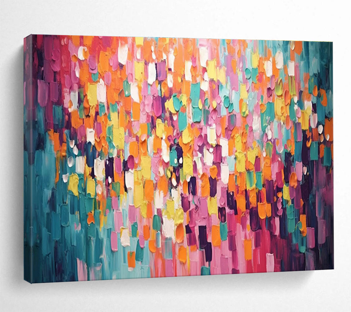 Big Custom Hand-Painted Abstract Wall Art for Office Spaces DLZ3252