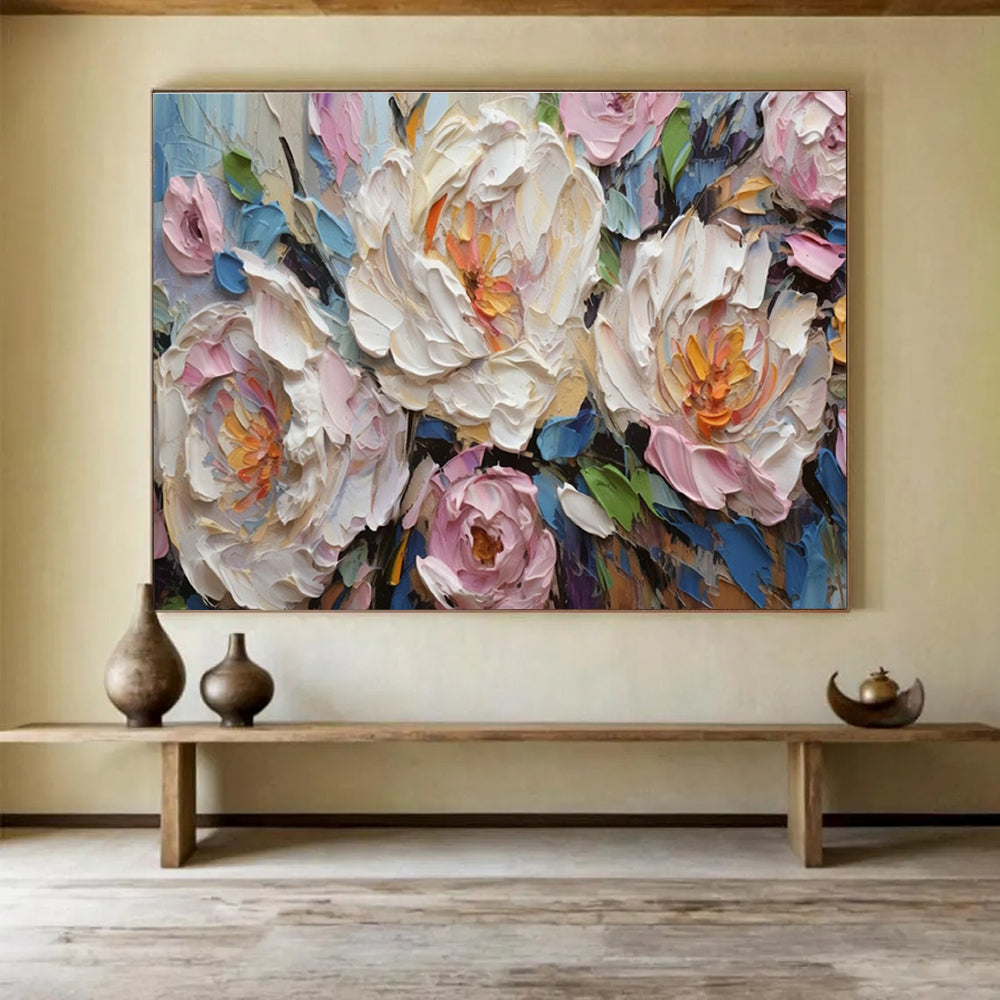 Oversized Customizable Handmade Abstract Wall Art for Basement Rec Rooms DLZ3275