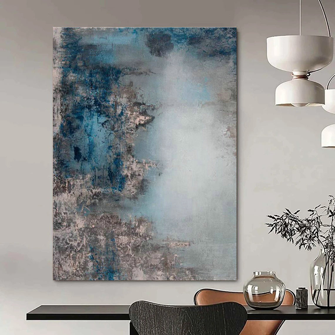 Extra Large Custom Hand-Painted Abstract Wall Art for Beekeeping Farms’ Visitor Centers  DLZ0020