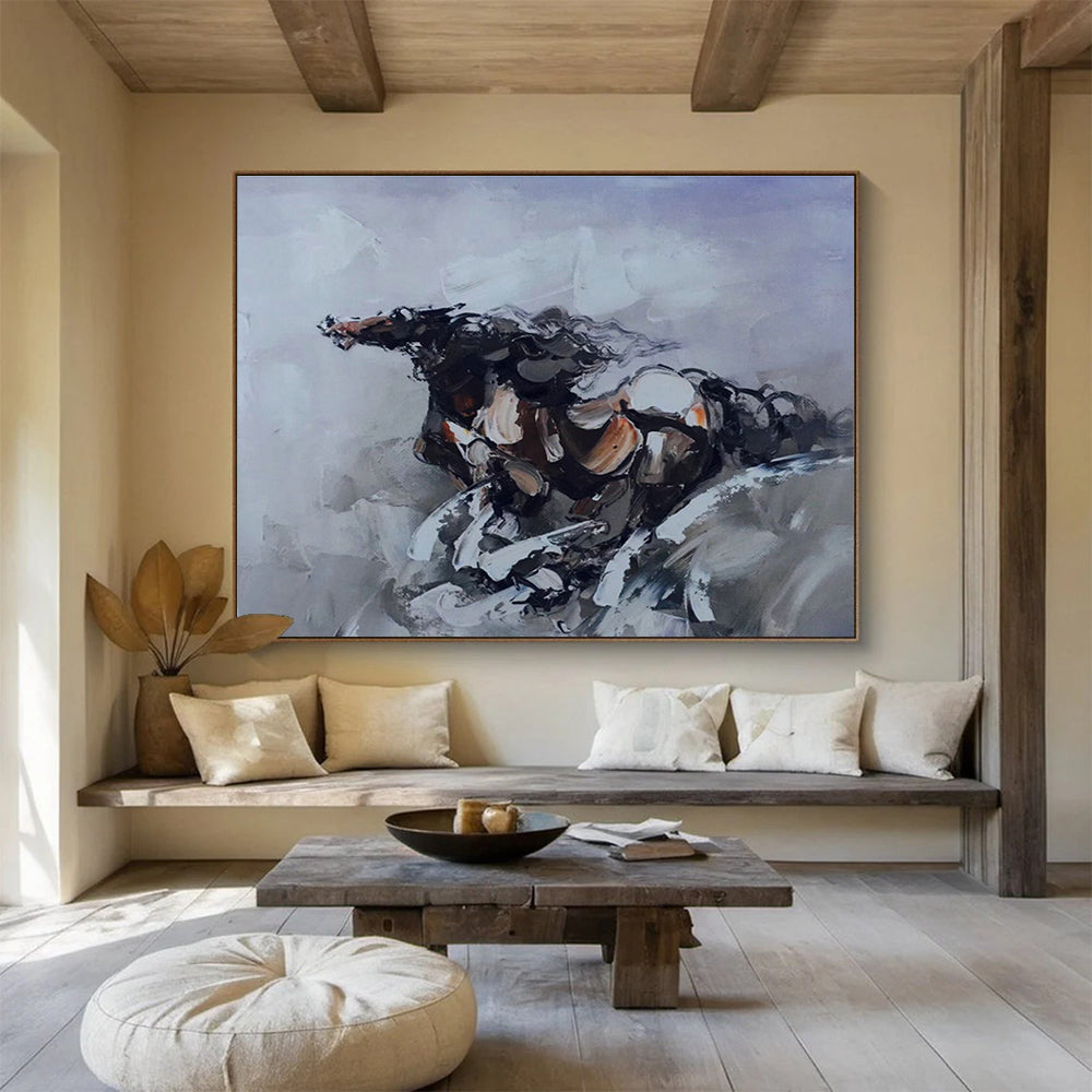 Large-Size Custom Abstract Hand Painting for Classroom DLZ2690
