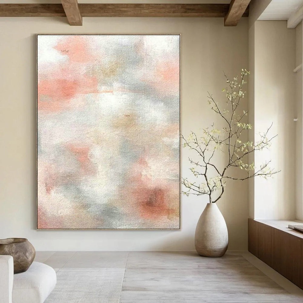 Extra Large Custom Handmade Abstract Painting for Greenhouses  DLZ0004