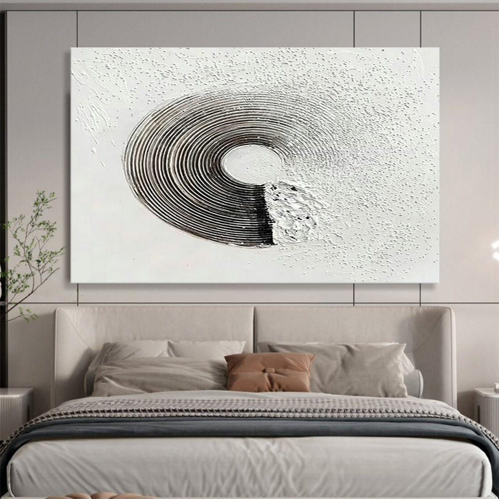 Custom-Made Giant Abstract Hand Painting for Deep-Sea Submarine Rescue Training Center DLZ3029