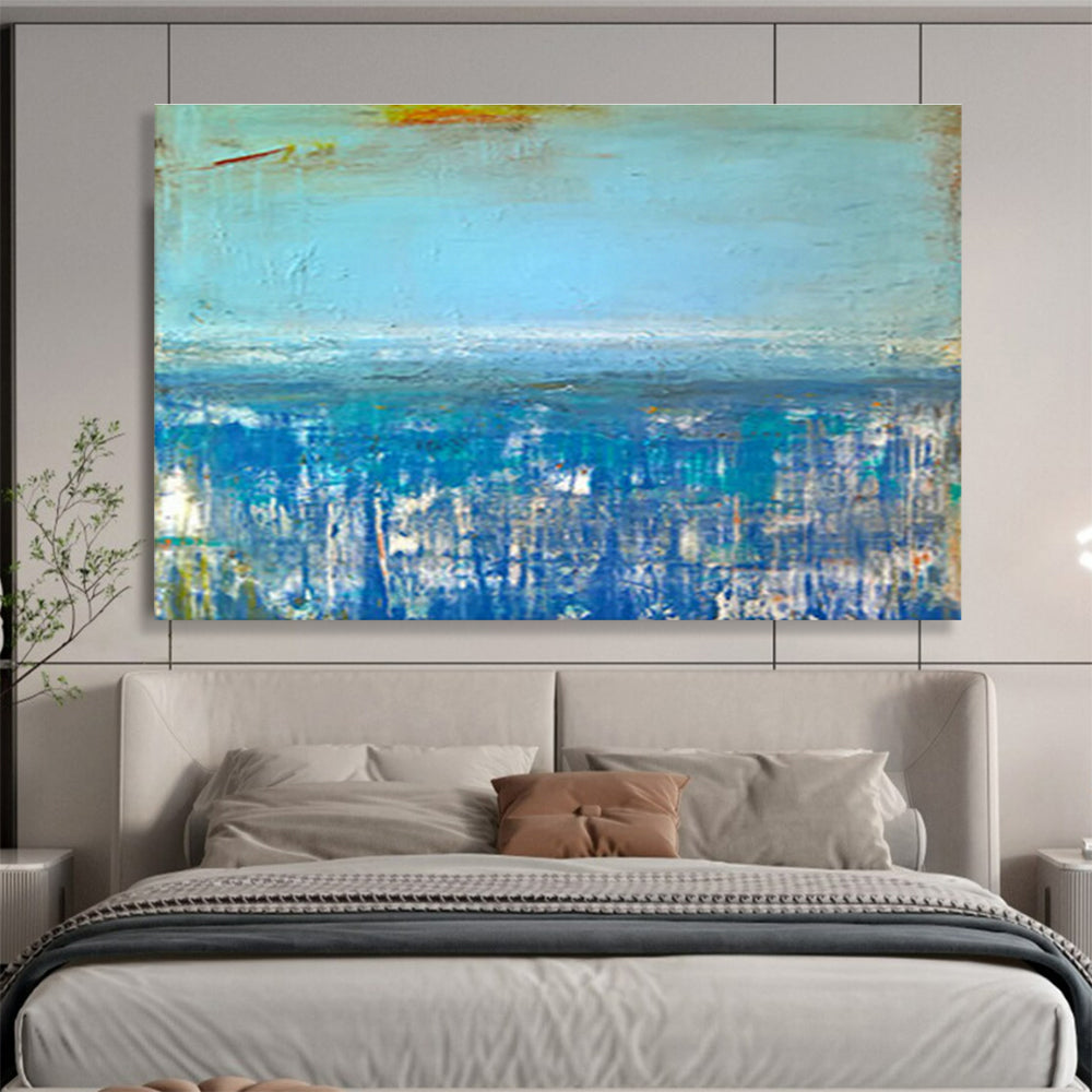Customized Large-Scale Abstract Hand Painting for Homeopathic Pharmacy DLZ2773