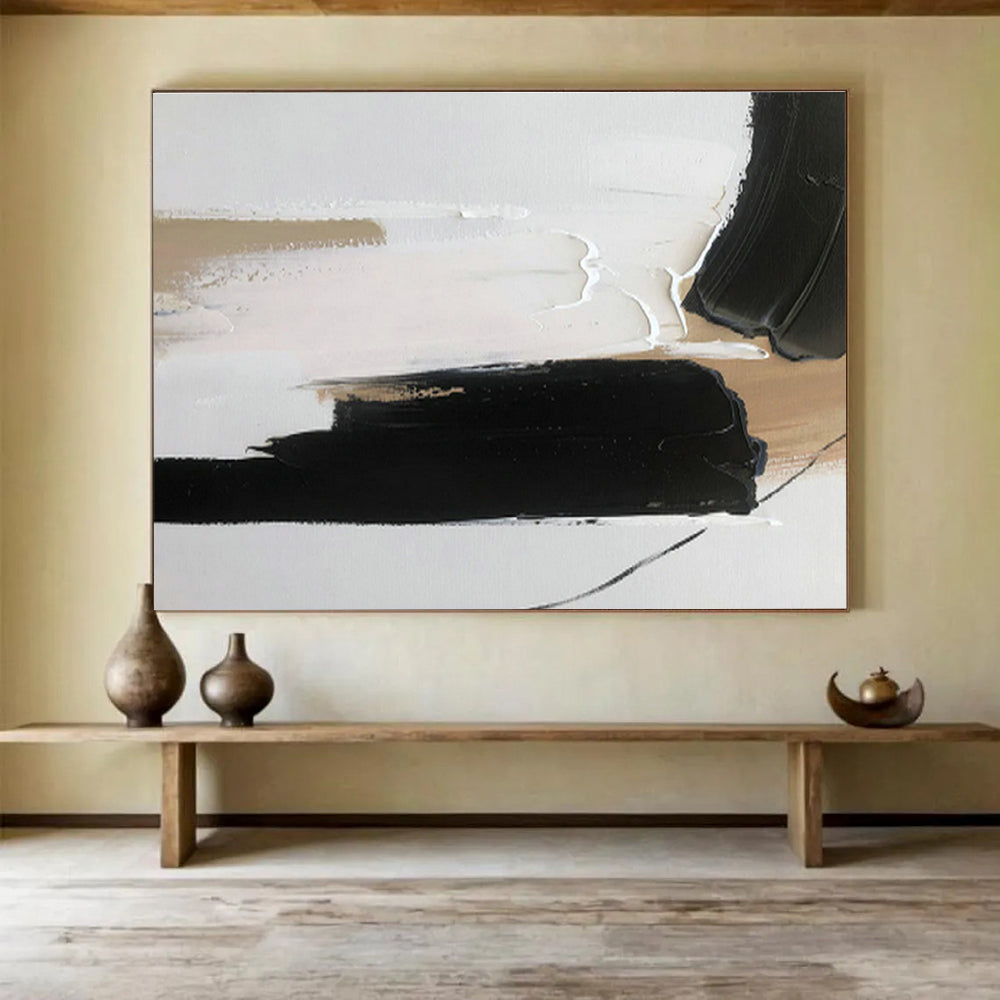 Custom-Made Giant Abstract Hand Painting for Gallery DLZ2699