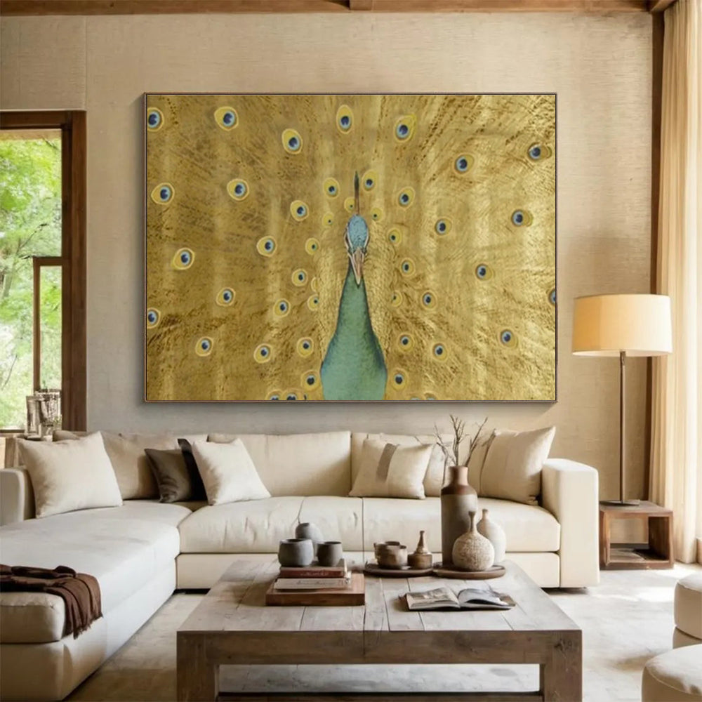 Custom-Made Giant Abstract Hand Painting for Subterranean Geothermal District Heating Network Expansion Center DLZ3124
