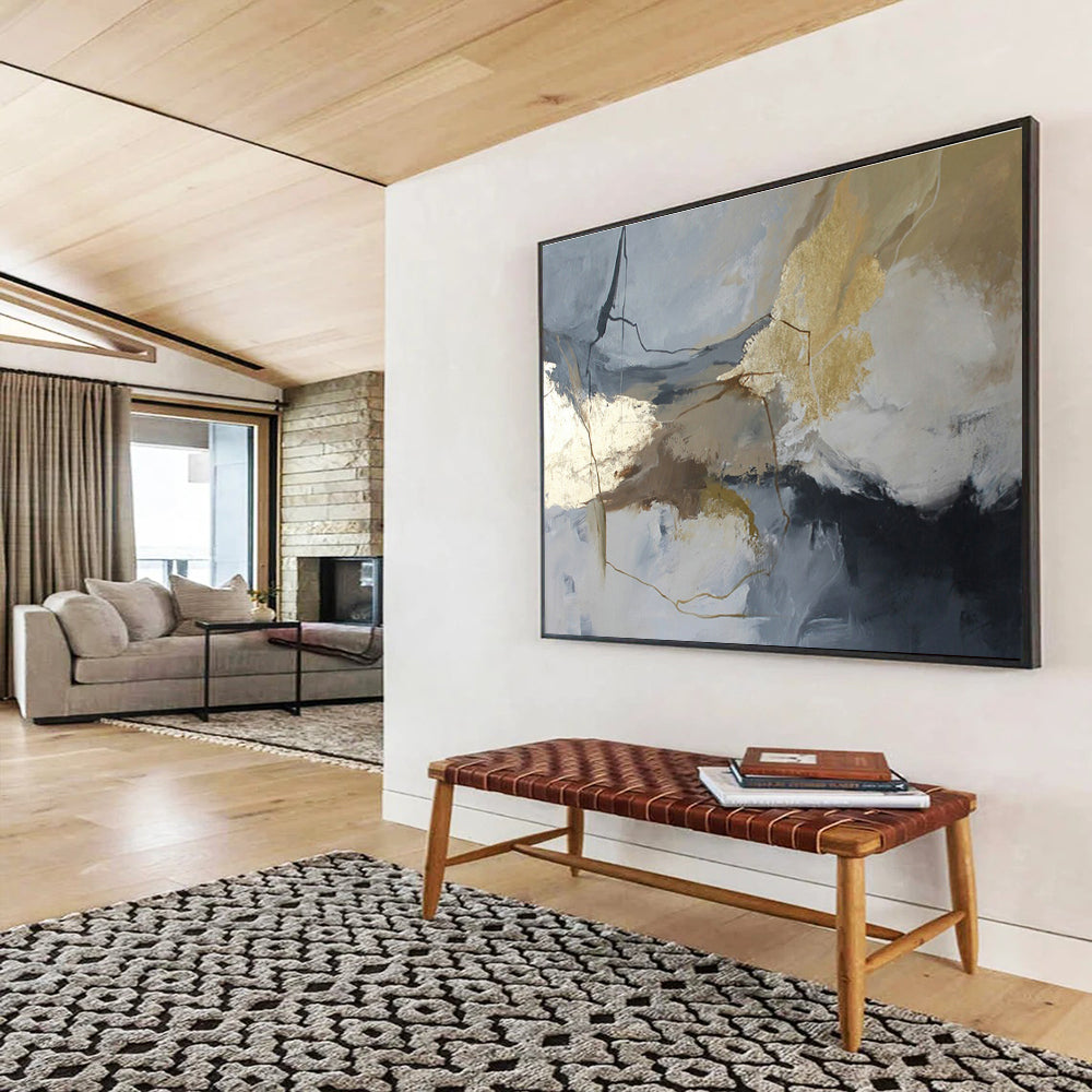 Customized Large-Scale Abstract Hand Painting for Skybridge Observatory DLZ2903