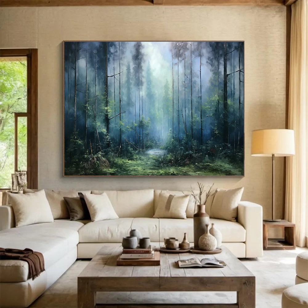 Extra Large Customizable Handmade Abstract Painting for Dining Areas DLZ3253