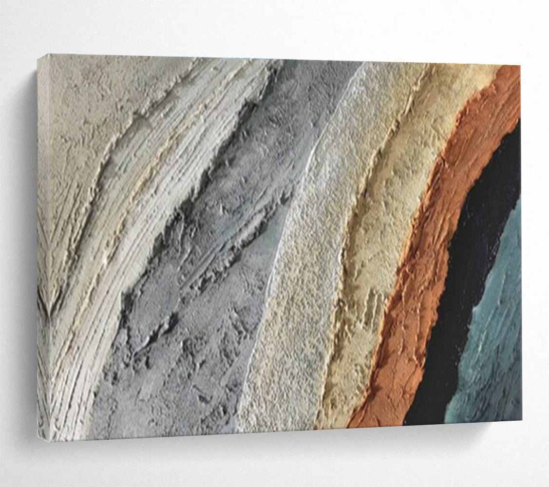 Large Custom Abstract Hand-Painted Art for Urban Vertical Farming Community Center DLZ3003