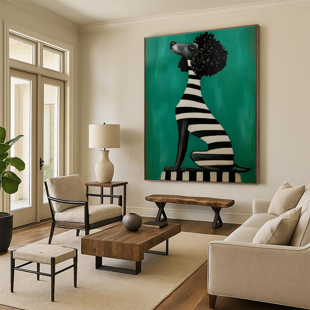 Extra - Large Hand - Painted Abstract Canvases for Living Room Sectional Backs & Cottage Hallway Archways DLZ0705
