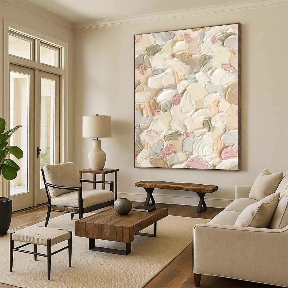 Extra Large Custom Abstract Painting for Living Room & Bedroom DLZ0989