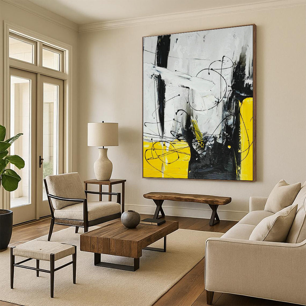 Mega - Sprawling, AI - Generated Custom Abstract Canvases for Bedroom Uniqueness DLZ0497