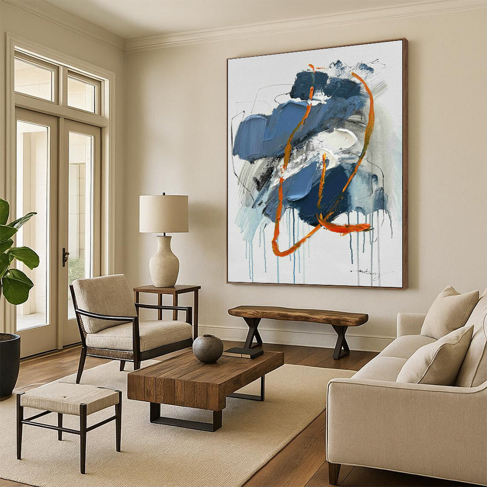 Custom Abstract Murals for Cottage Bedroom Balconies & Office Rooftop Gardens DLZ0818