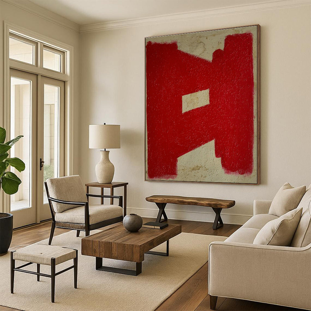 Enormous Custom - Made Abstract Mural for Dining Room & Entryway DLZ1083