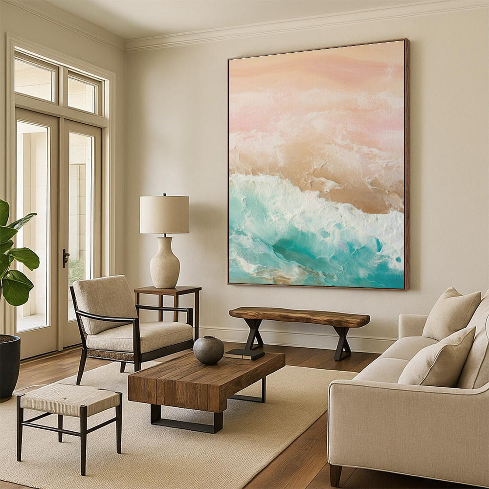Hand-Crafted Abstract Decor for Living Room and Cottage Hallway DLZ1631